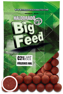 Boilies HALDORADO Big Feed - C21 Boilie - Korenistá ryba 700g