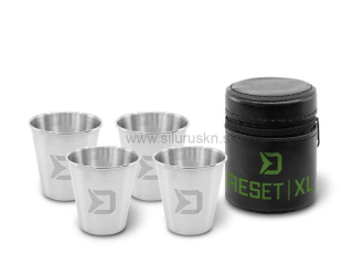 Set nerezových pohárikov Delphin RESET XL 4v1