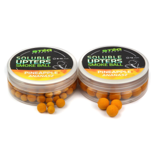 Boilies Stég  Soluble Upters Smoke Ball 12mm Ananás